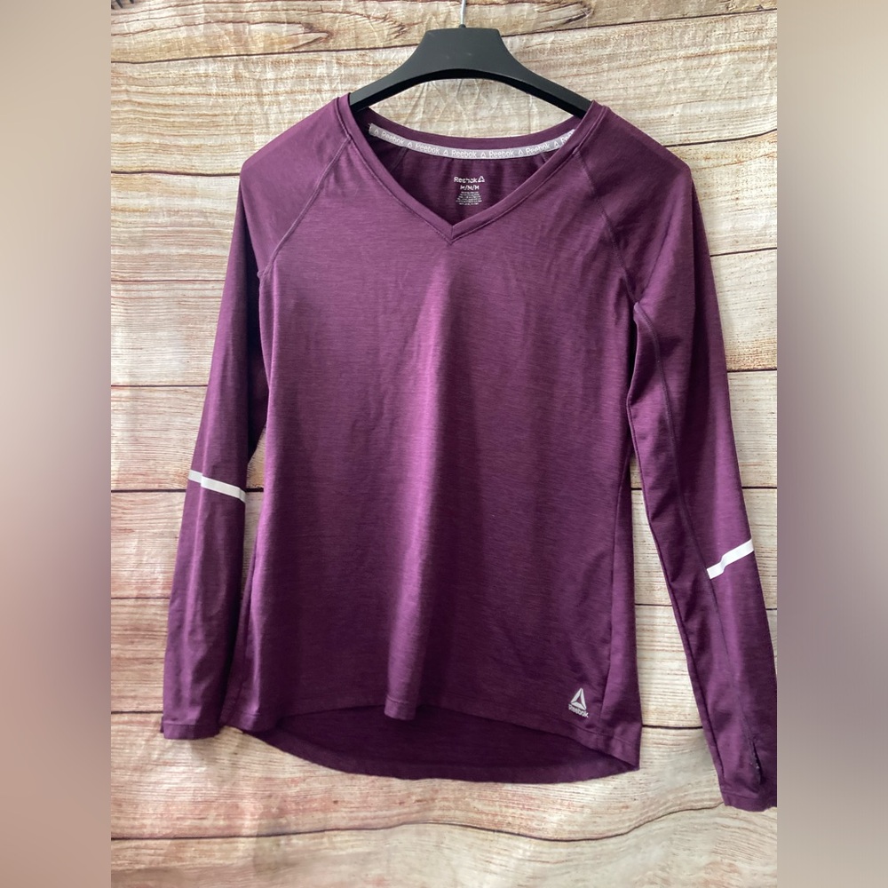Reebok purple shirt-Quick Dri-Ladies medium